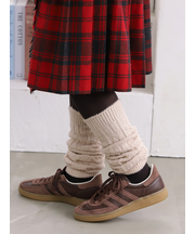 縄柄レッグウォーマー