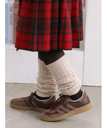 縄柄レッグウォーマー