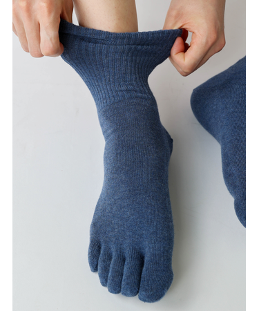 【Tabio MEN】ゴムゆるlight五本指レギュラーソックス