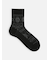 【Tabio MEN】スノーフレイクロークルー丈ソックス