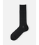 【Tabio MEN】連続シルケット加工/チェックレギュラー丈ソックス（23.0～25.0cm）