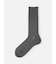 【Tabio MEN】連続シルケット加工/チェックレギュラー丈ソックス（23.0～25.0cm）