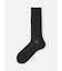 【Tabio MEN】連続シルケット加工/チェックレギュラー丈ソックス（23.0～25.0cm）