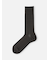 【Tabio MEN】連続シルケット加工/チェックレギュラー丈ソックス（23.0～25.0cm）