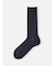 【Tabio MEN】連続シルケット加工/チェックレギュラー丈ソックス（23.0～25.0cm）