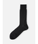 【Tabio MEN】 連続シルケット ストライプレギュラー丈ソックス（23.0～25.0cm）