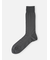 【Tabio MEN】 連続シルケット ストライプレギュラー丈ソックス（23.0～25.0cm）