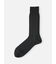 【Tabio MEN】 連続シルケット ストライプレギュラー丈ソックス（23.0～25.0cm）