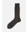 【Tabio MEN】 連続シルケット ストライプレギュラー丈ソックス（23.0～25.0cm）