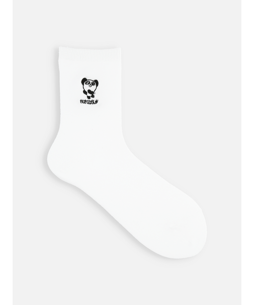 岡山限定 さくさくぱんだ刺繍ベタソックス