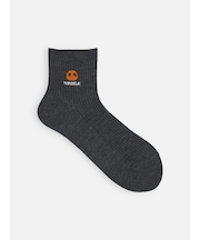 岡山限定さくさくぱんだ刺繍2×2リブショートソックス