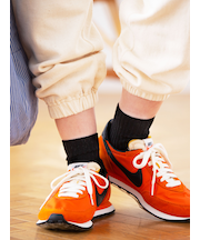 ローゲージ2×2リブショートソックス