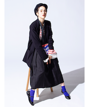 ローゲージ2×2リブショートソックス