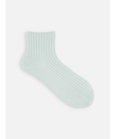 ローゲージ2×2リブショートソックス