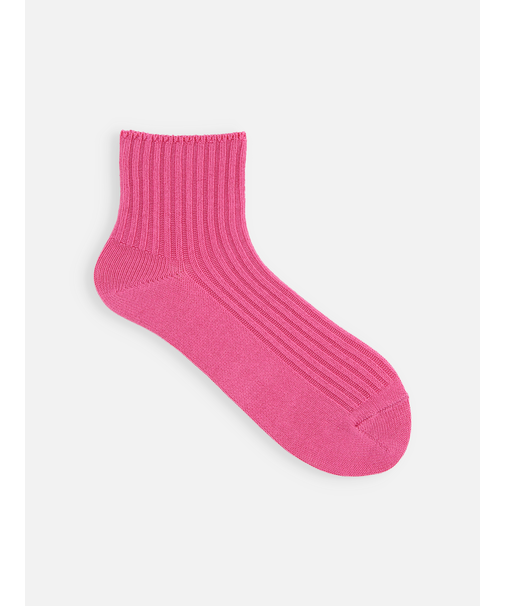 ローゲージ2×2リブショートソックス