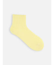 ローゲージ2×2リブショートソックス