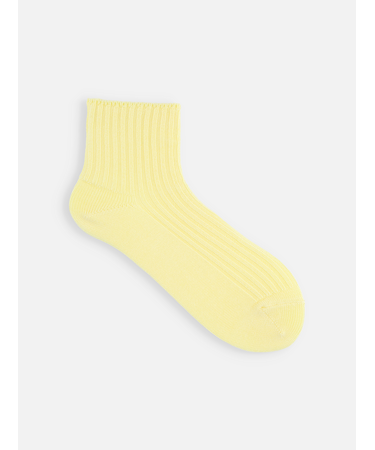 ローゲージ2×2リブショートソックス