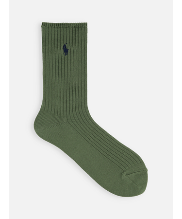 RL クラシックリブクルー丈ソックス