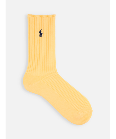 【MEN】RLクラシックリブクルー丈ソックス