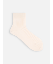 【綿100%】5×2リブショートソックス(23~24cm)