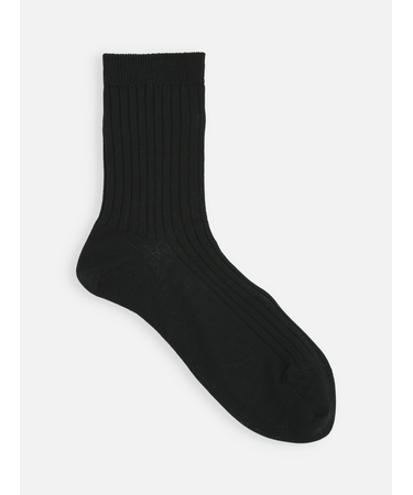 【綿100％】5×2リブソックス(23～24cm)