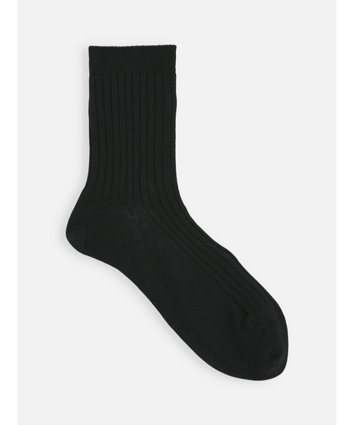 【綿100％】5×2リブソックス(23～24cm)