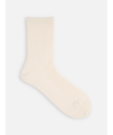 【綿100％】5×2リブソックス(23～24cm)