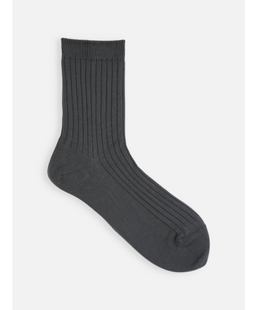 【綿100％】5×2リブソックス(23～24cm)