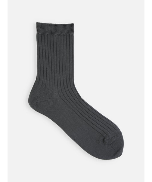 【綿100％】5×2リブソックス(23～24cm)