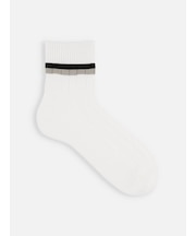 【Tabio MEN】クリケットラインロークルー丈ソックス