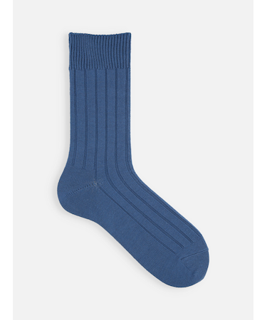 【Tabio MEN】太リブレギュラー丈ソックス