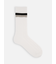 【Tabio MEN】クリケットラインレギュラー丈ソックス
