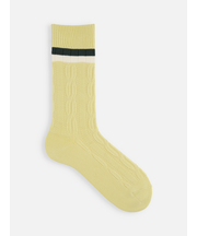 【Tabio MEN】クリケットラインレギュラー丈ソックス