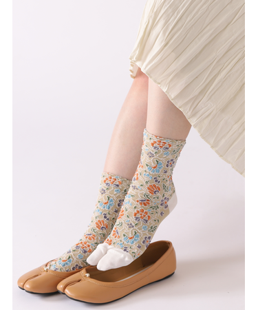 JAPANフラワーフロート足袋ソックス