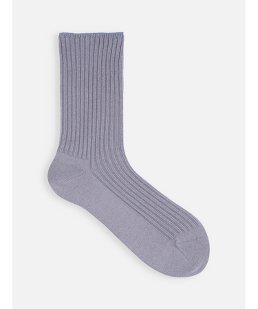 シルケット2×2リブソックス