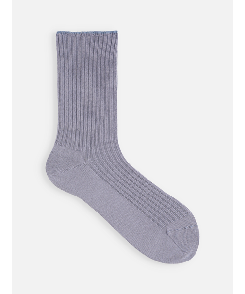 シルケット2×2リブソックス