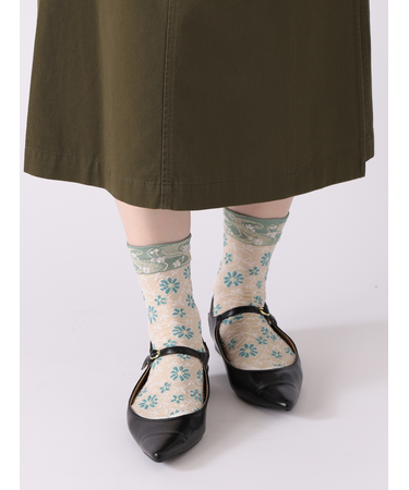 JAPANオリエンタルフロートショートソックス