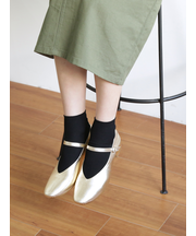 【定番】1×1リブショートソックス