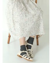 【定番】1×1リブショートソックス