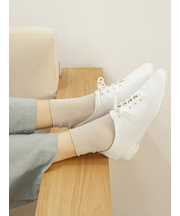 【定番】1×1リブショートソックス