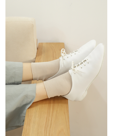 【定番】1×1リブショートソックス