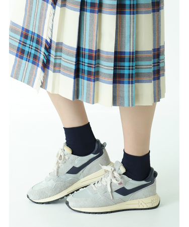 【定番】1×1リブショートソックス