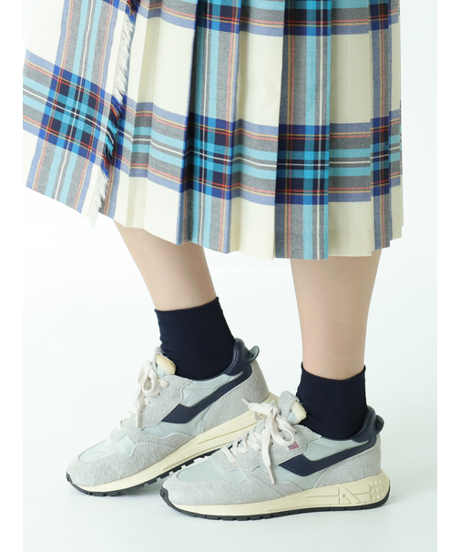 【定番】1×1リブショートソックス