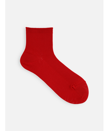 【定番】1×1リブショートソックス