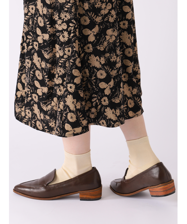 【定番】1×1リブショートソックス