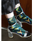 フロートオウム柄ショートソックス
