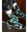 フロートオウム柄ショートソックス