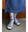 フロートオウム柄ショートソックス
