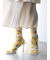 フロートオウム柄ショートソックス