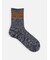 【Tabio MEN】バルキー綿混ラインソックス
